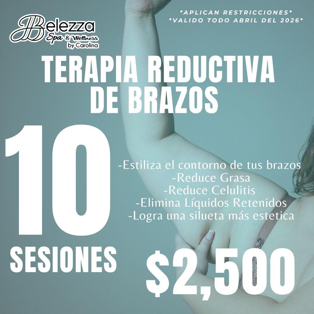 Terapia reductiva de brazos Belezza Spa Monclova